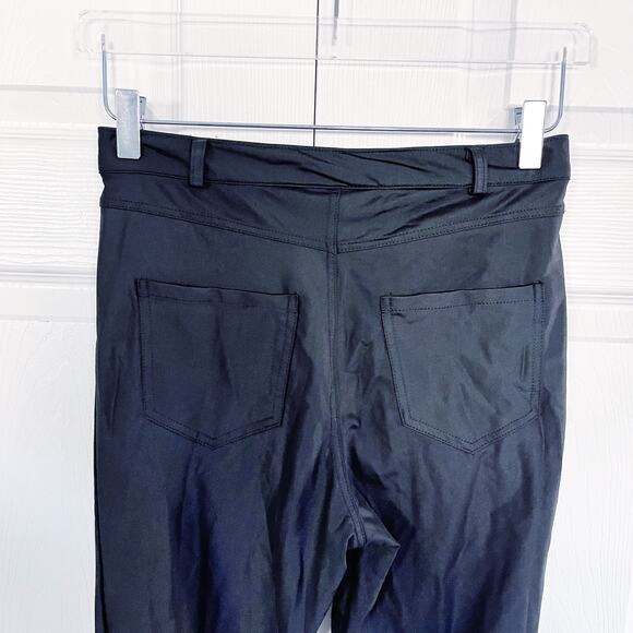 Killstar Sin With Me Disco Black Nylon Pentagram Leggings - Picture 6 of 6